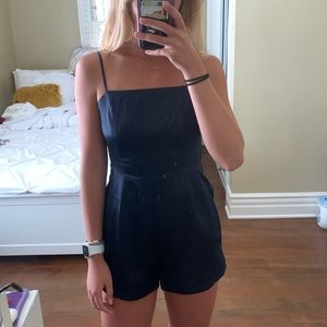 Urban Outfitters Satin Romper